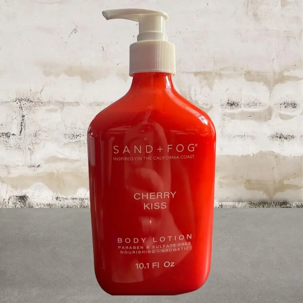 Sand + Fog Cherry Kiss 10.1oz Body Lotion NEW